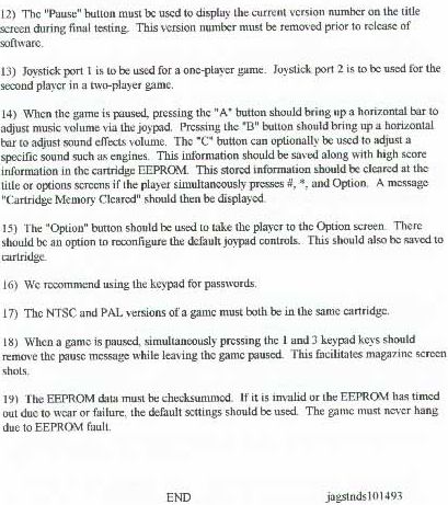 Jaguar Developers Memo Pic 2