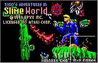 Slime World Title Screen